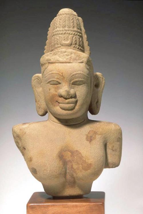 Presumed replica of a torso of a female deity