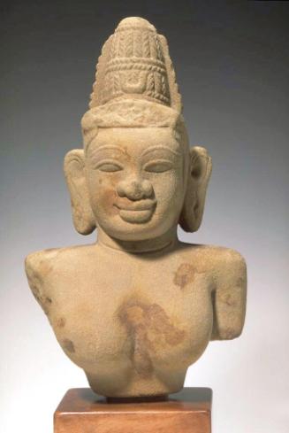 Presumed replica of a torso of a female deity