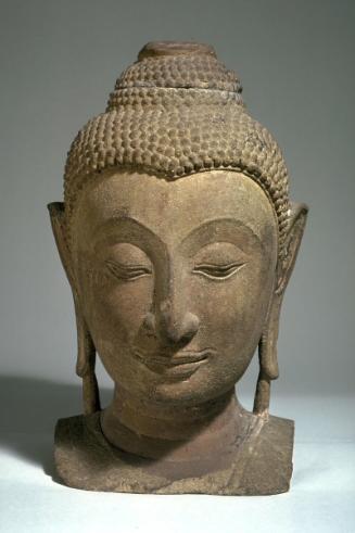 Head of a Buddha image