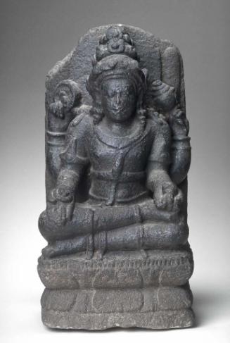 Four-armed seated Vishnu