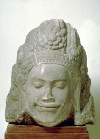 Reproduction of a head of a deity