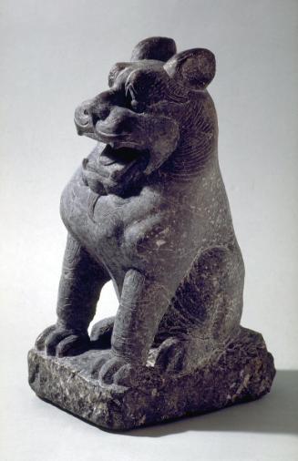 Lion, one of a pair