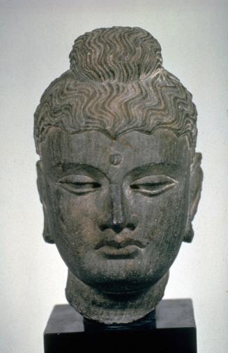 Head of a Buddha image