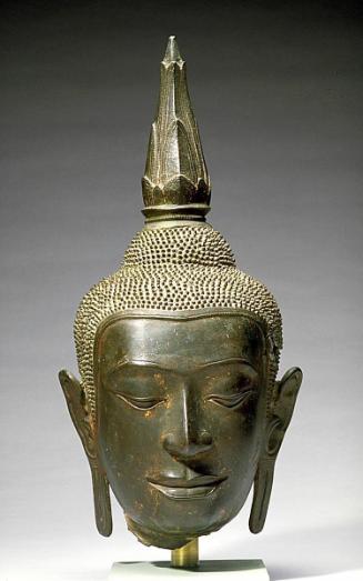 Head of a Buddha image