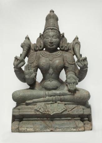 The Hindu deity Tripurasundari