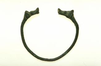 Bracelet with boar-headed ends