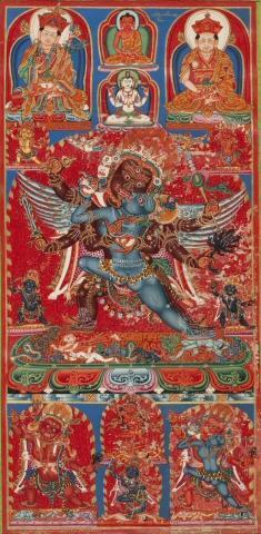 The Buddhist lama Padmasambhava as Guru Drakpochey