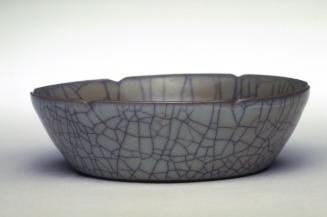 Bowl with six-lobed rim