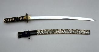 Short sword (wakizashi) blade and mounting