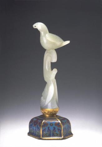 Staff finial in the shape of a dove