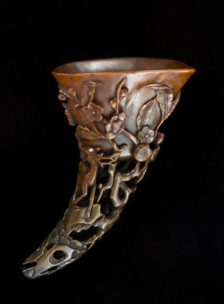 Goblet with openwork flower design