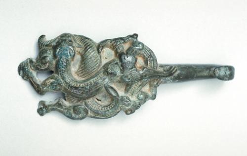 Belt hook, four animals intertwined