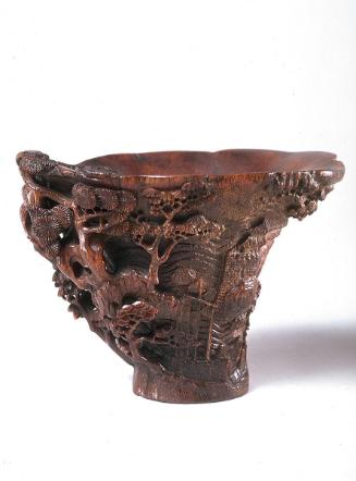 Cup with a scene of the Red Cliff