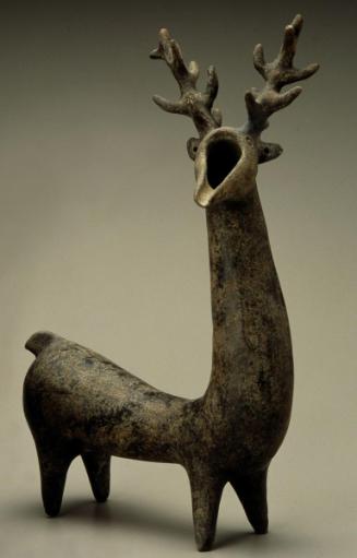 Forgery of stag-shaped vessel