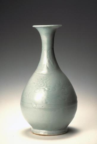 Vase with floral scrolls