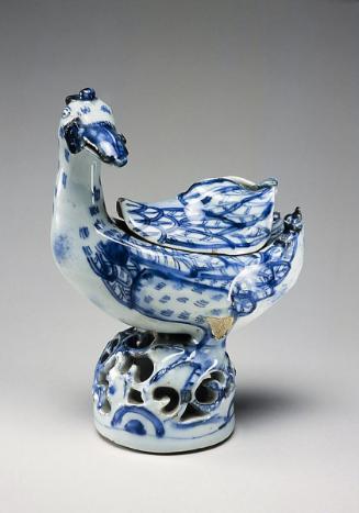 Incense burner in the shape of a duck