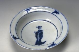 Dish with flattened rim