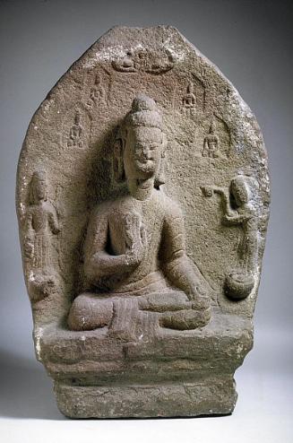 Buddha with two attendants