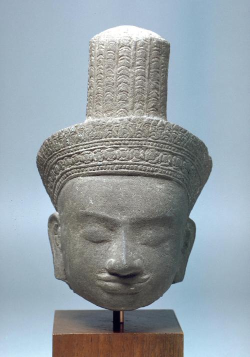 Head of a male deity