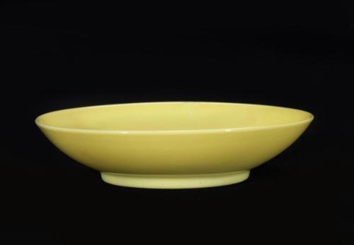 Saucer-dish, one of a pair