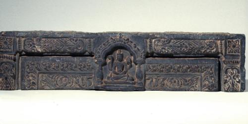 Lintel with seated Vishnu