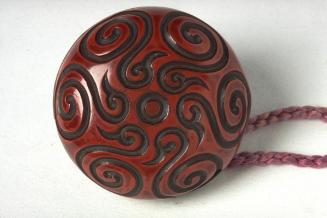 Netsuke with spiral design