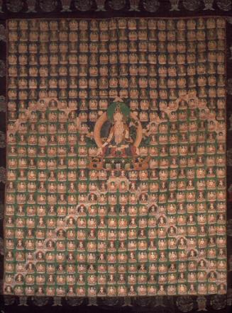 Thousand images of the Buddhist deity White Tara