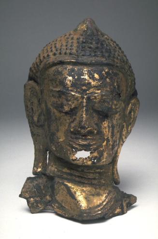 Head of a Buddha image