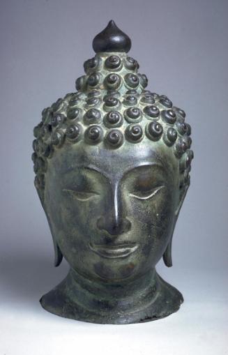 Head of a Buddha image