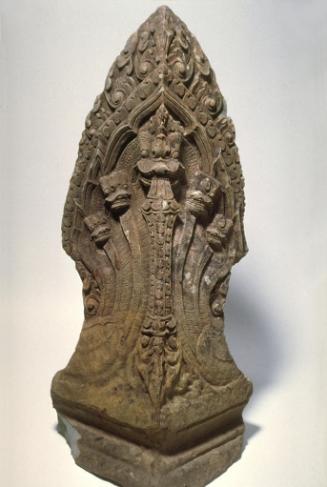 Roof ornament with five-headed naga