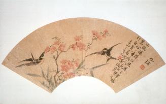 A Pair of Swallows over Peach Blossoms