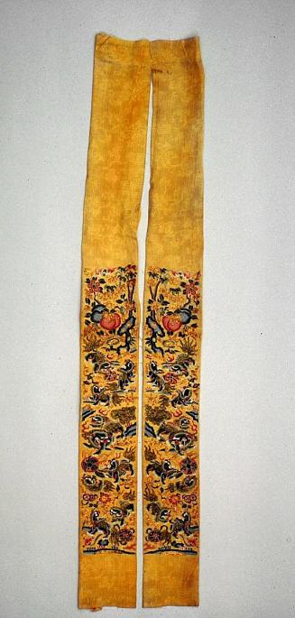 Coat sleeve band, one of a pair