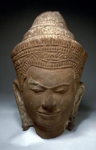 Head of a Buddha image