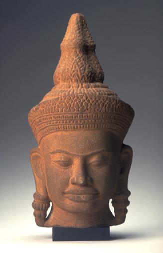 Presumed forgery of a head of a deity