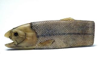 Section of dried salmon