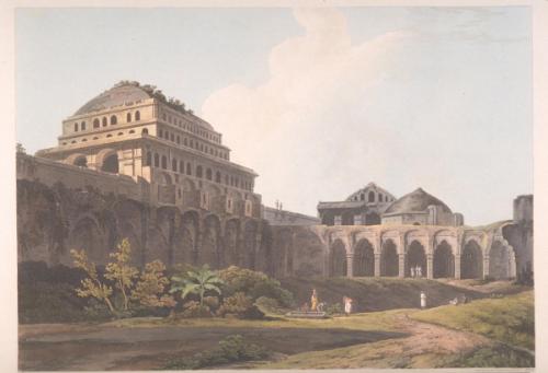 Part of the Palace, Madura from Oriental Scenery II