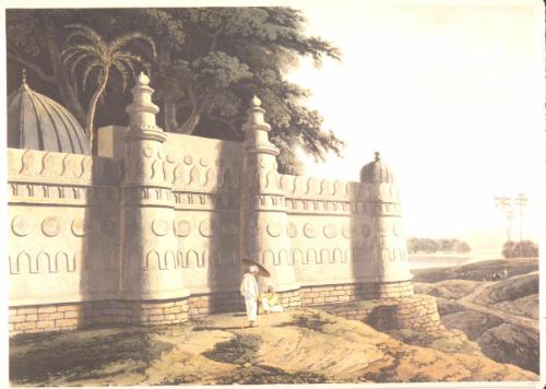 Exterior of an Eed-Gah Near Chaynpore, Bahar from Antiquities of India