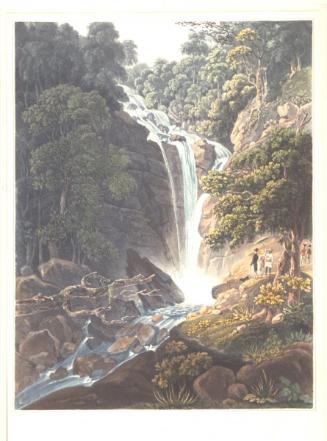 View of the Cascade from Panoramic Sketch of Prince of Wales Island