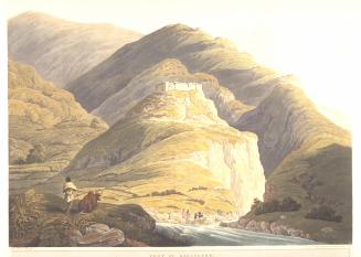 Fort of Raeengurh (from Views in the Himala Mountains)