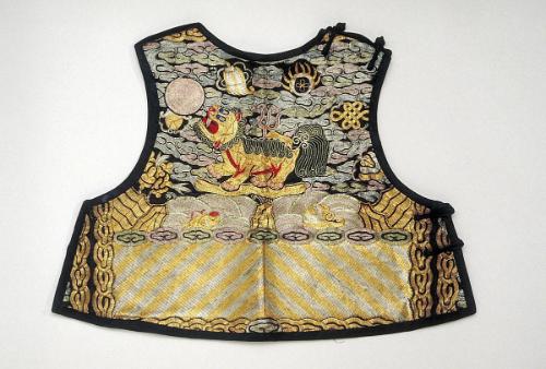 Child's vest made from a pair of badges of the second military rank