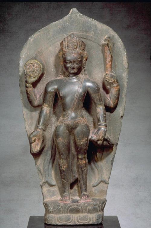 The Hindu deity Vishnu