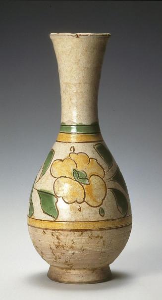 Vase with floral scrolls