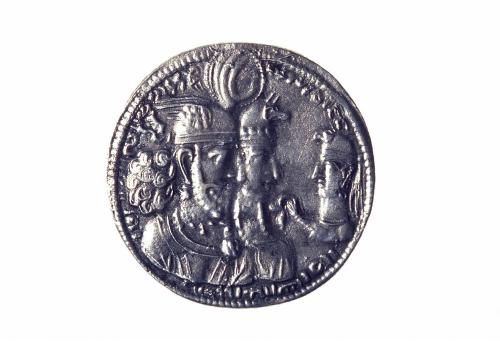 Coin of the Sasanian emperor Bahram II