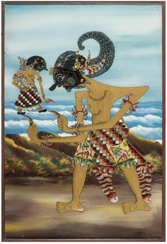 Bhima encounters Dewaruci, from the story Bhima purified