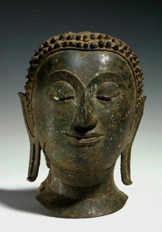 Head of a Buddha image