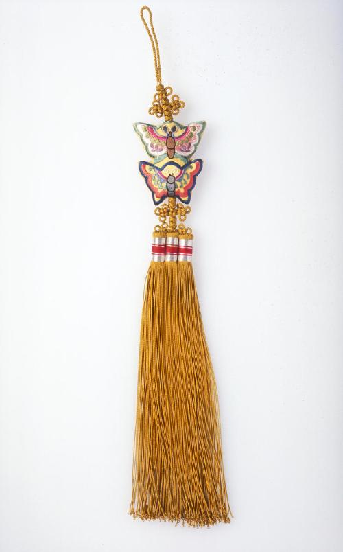 Woman’s pendant (norigae) with butterfly ornaments