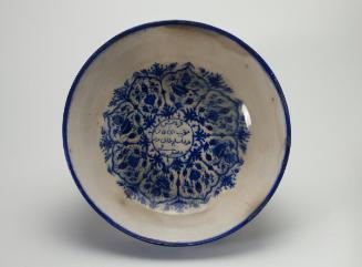 Bowl with birds and roses