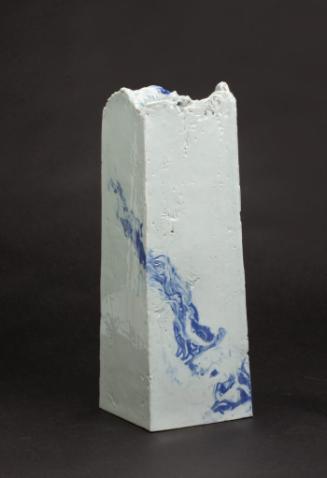 Indigo Blue-glazed Vase (Aisai kaki)