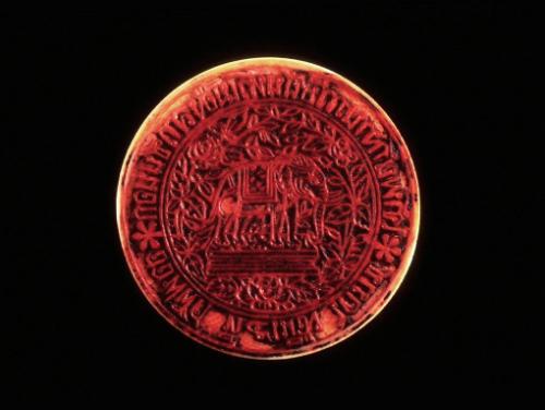 Seal of the officer of the Opium Tax of the city of Khorat