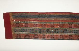 Shoulder cloth (pha biang) with geometric designs